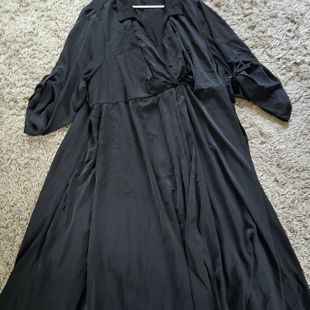 Torrid Black Collared Dress